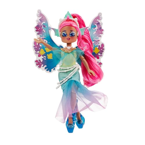 Royale High 9” Fashion Doll - Water Fairy, Wave 1, Series 1 Doll - Fairy Journal, Comb, and Virtual Item Code Included - Ages 5+